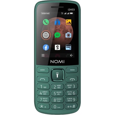 Мобільний телефон Nomi i2403 Dark Green - фото 1