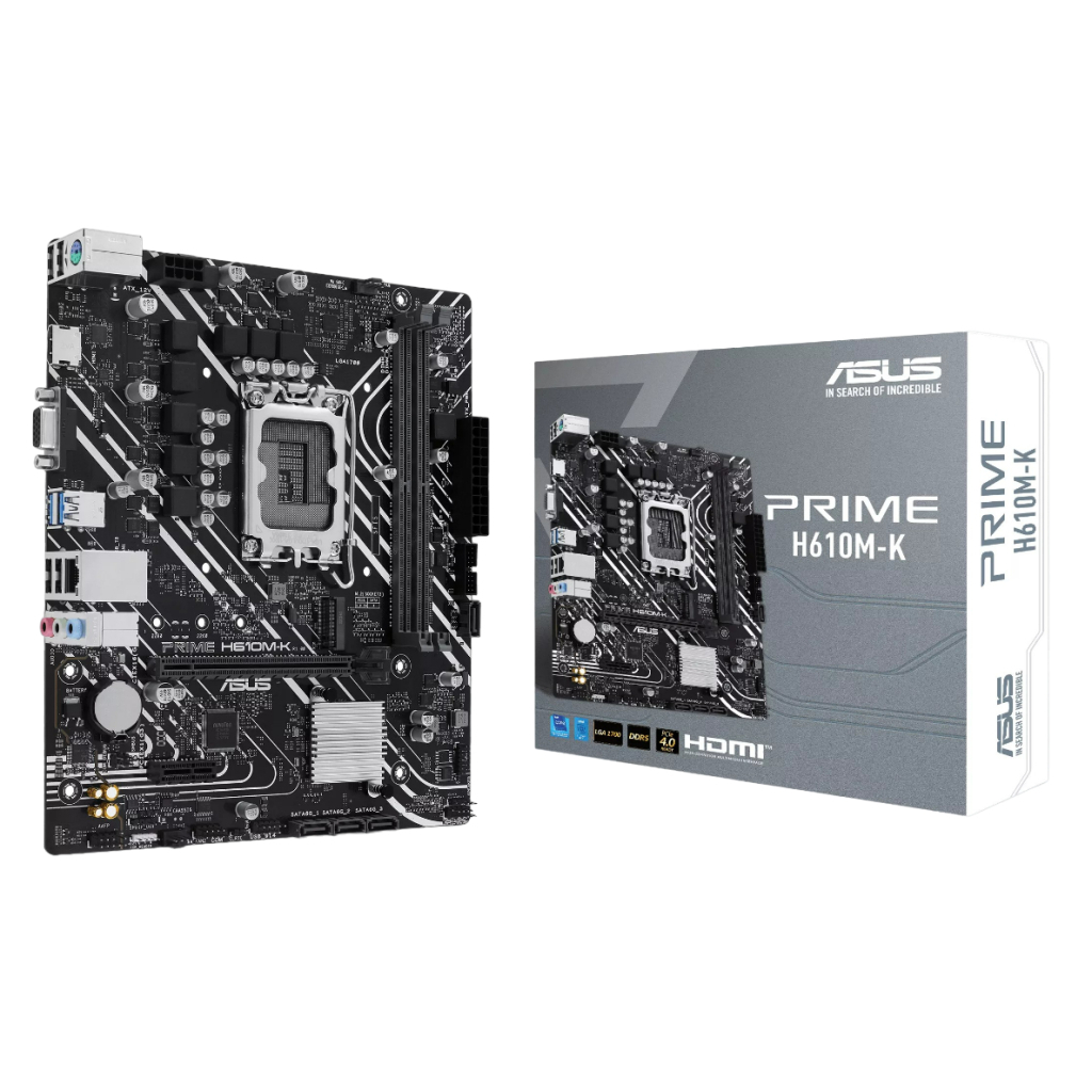 Материнська плата ASUS PRIME H610M-K - фото 2 Материнська плата ASUS PRIME H610M-K - фото 2