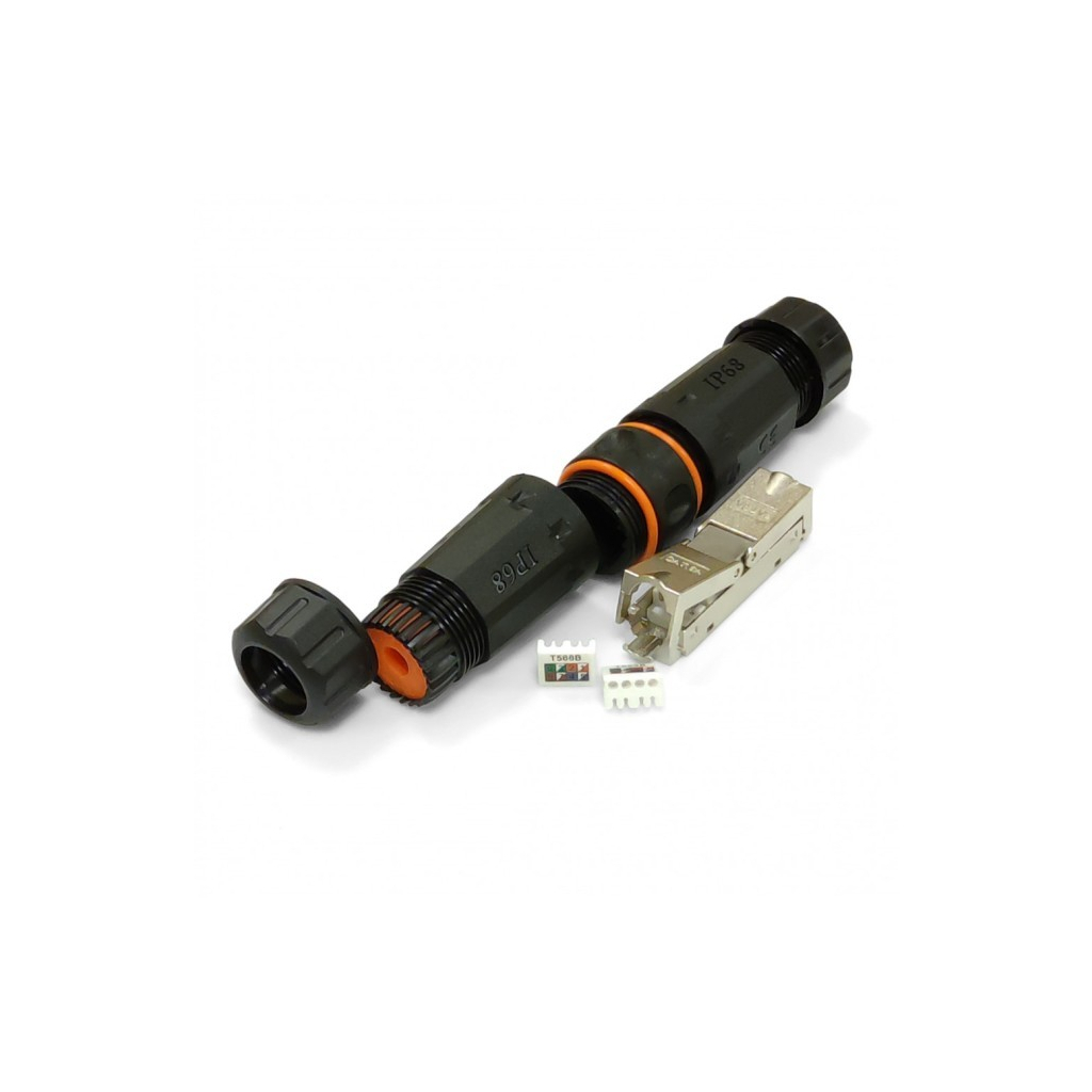 Конектор RJ45 водонепроникний IP68, cat.6A STP Eserver (WT-2611) Конектор RJ45 водонепроникний IP68, cat.6A STP Eserver (WT-2611)