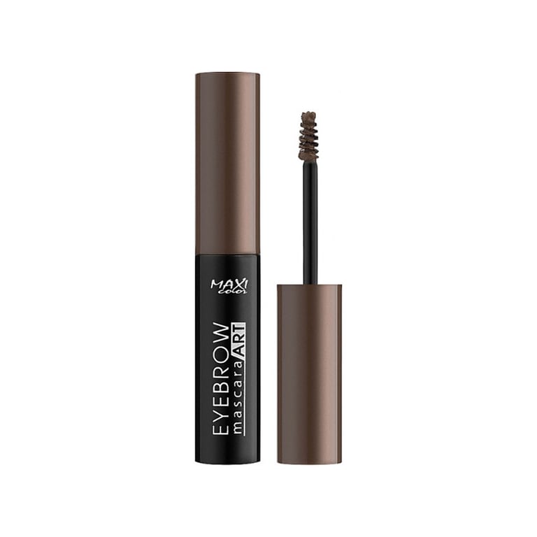 Туш для брів Maxi Color Eyebrow Art Mascara 03 – Брюне (4823097122143)