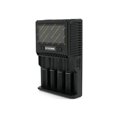 Зарядний пристрій для акумуляторів Nitecore SC4 (4 channels, LCD, Li-ion, Ni-MH, Ni-Cd, AA(R6), ААA(R03), AAAA, С(R14), 3A) (NITD4LCDSC4) - фото 1