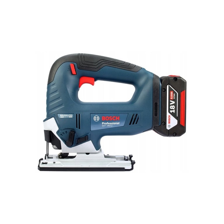 Електролобзик Bosch GST 185-LI, 18В, 4Аг, 0-3500 об/хв, хід 26мм, кейс (0.601.5B3.023) - фото 3