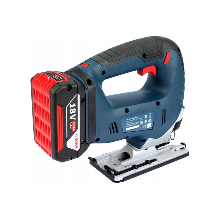Електролобзик Bosch GST 185-LI, 18В, 4Аг, 0-3500 об/хв, хід 26мм, кейс (0.601.5B3.023) - фото 5