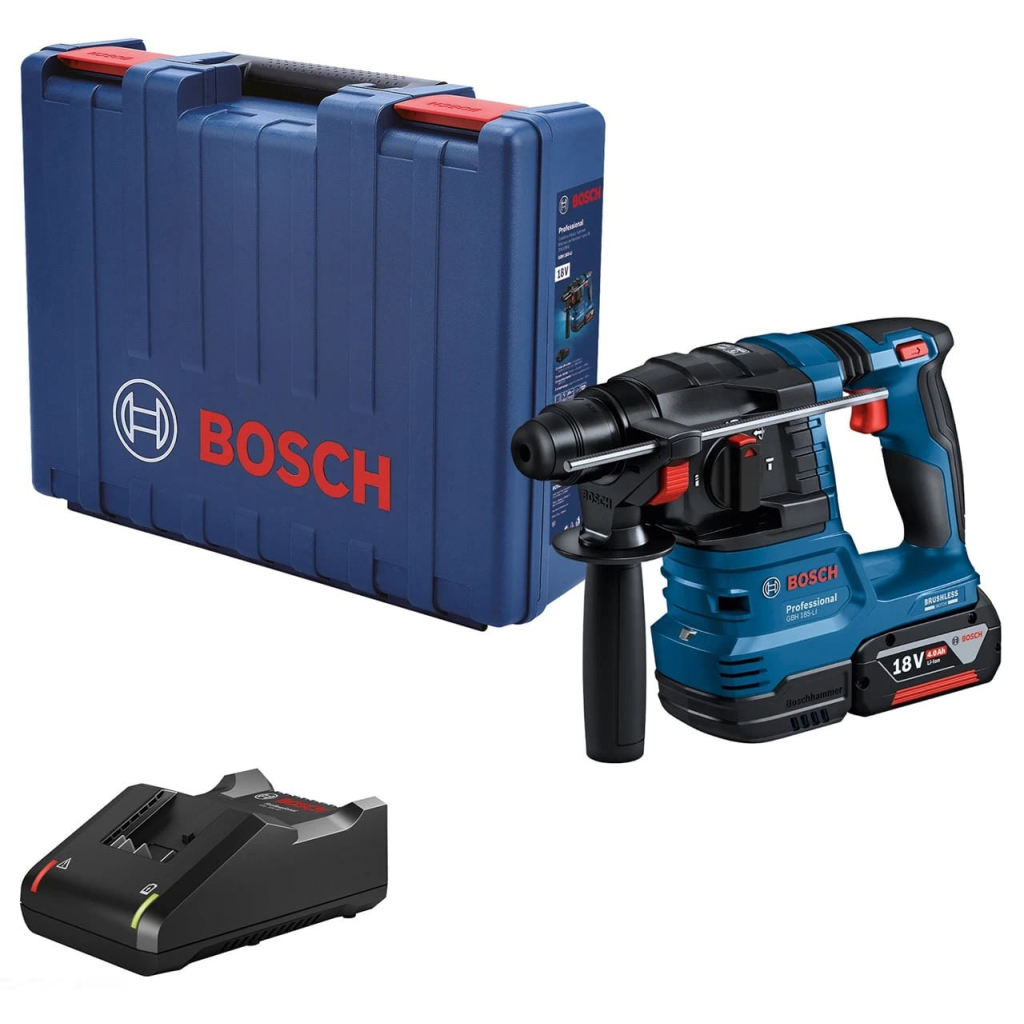 Перфоратор Bosch GBH 185-LI, 18В, SDS-Plus, 1.9Дж, безщітковий, 1х4.0Ah (0.611.924.022) Перфоратор Bosch GBH 185-LI, 18В, SDS-Plus, 1.9Дж, безщітковий, 1х4.0Ah (0.611.924.022)