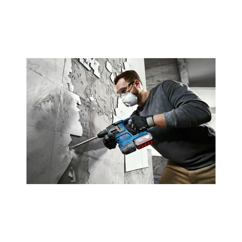 Перфоратор Bosch GBH 185-LI, 18В, SDS-Plus, 1.9Дж, безщітковий, 1х4.0Ah (0.611.924.022) - фото 3 Перфоратор Bosch GBH 185-LI, 18В, SDS-Plus, 1.9Дж, безщітковий, 1х4.0Ah (0.611.924.022) - фото 3