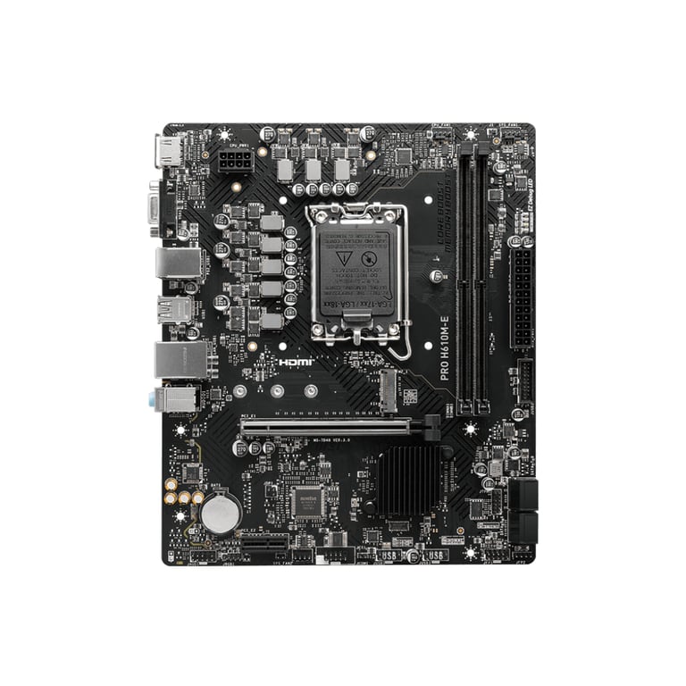 Материнська плата MSI PRO H610M-E — фото 1