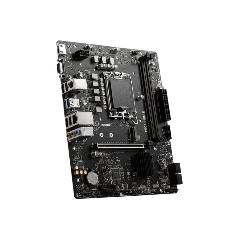 Материнська плата MSI PRO H610M-E - фото 4