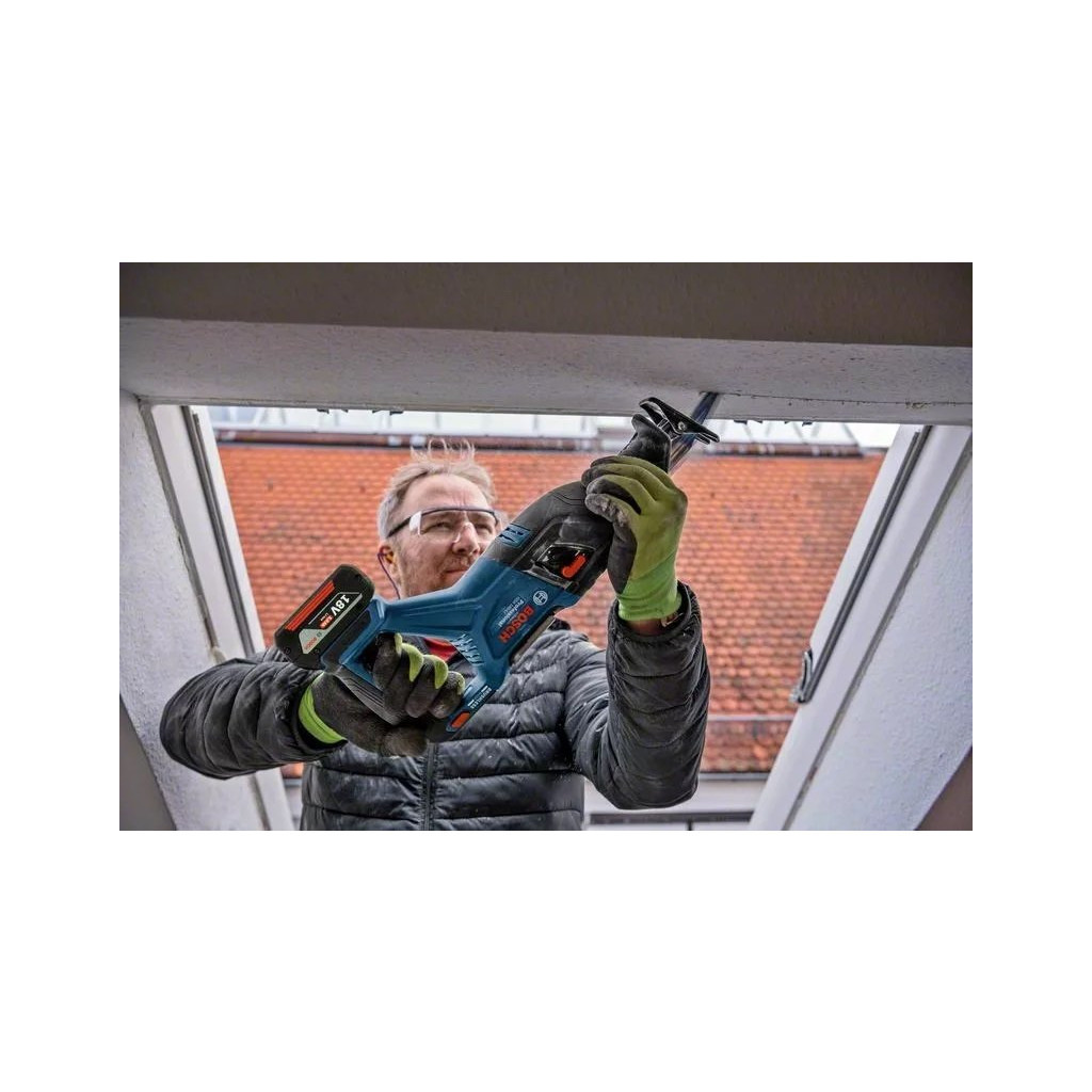 Шабельна пила Bosch GSA 185-LI, 18 В, пропил 230мм, хід 28мм (без АКБ та ЗП) (0.601.6C0.020) - фото 7 Шабельна пила Bosch GSA 185-LI, 18 В, пропил 230мм, хід 28мм (без АКБ та ЗП) (0.601.6C0.020) - фото 7