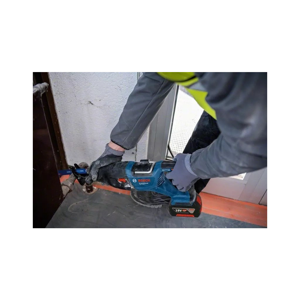 Шабельна пила Bosch GSA 185-LI, 18 В, пропил 230мм, хід 28мм (без АКБ та ЗП) (0.601.6C0.020) - фото 8 Шабельна пила Bosch GSA 185-LI, 18 В, пропил 230мм, хід 28мм (без АКБ та ЗП) (0.601.6C0.020) - фото 8