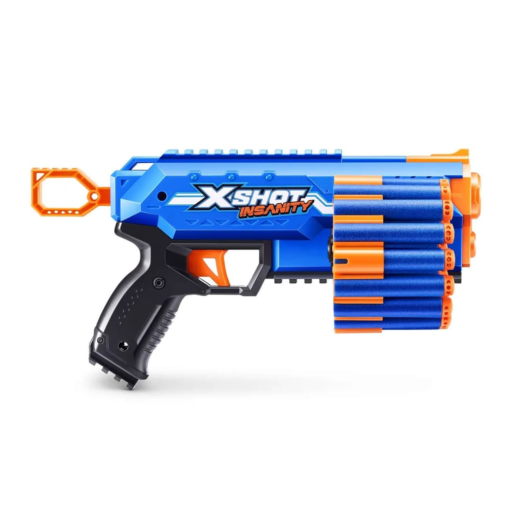 Іграшкова зброя Zuru X-Shot Швидкострільний бластер Insanity-Manic (24 патронів) (36603R) - фото 2 Іграшкова зброя Zuru X-Shot Швидкострільний бластер Insanity-Manic (24 патронів) (36603R) - фото 2