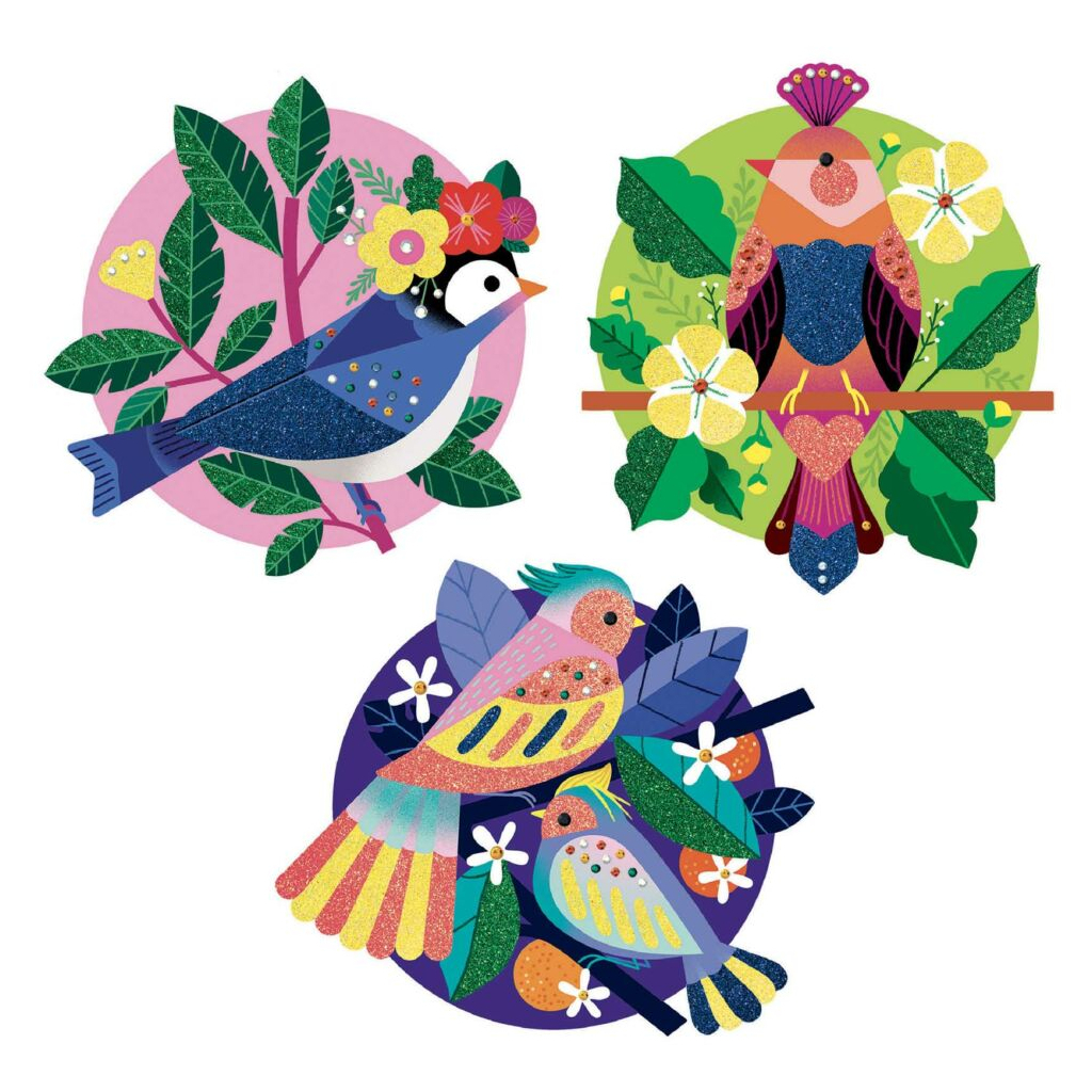 Набір для творчості Djeco Райські пташки (DJ09522) - фото 5 Набір для творчості Djeco Райські пташки (DJ09522) - фото 5