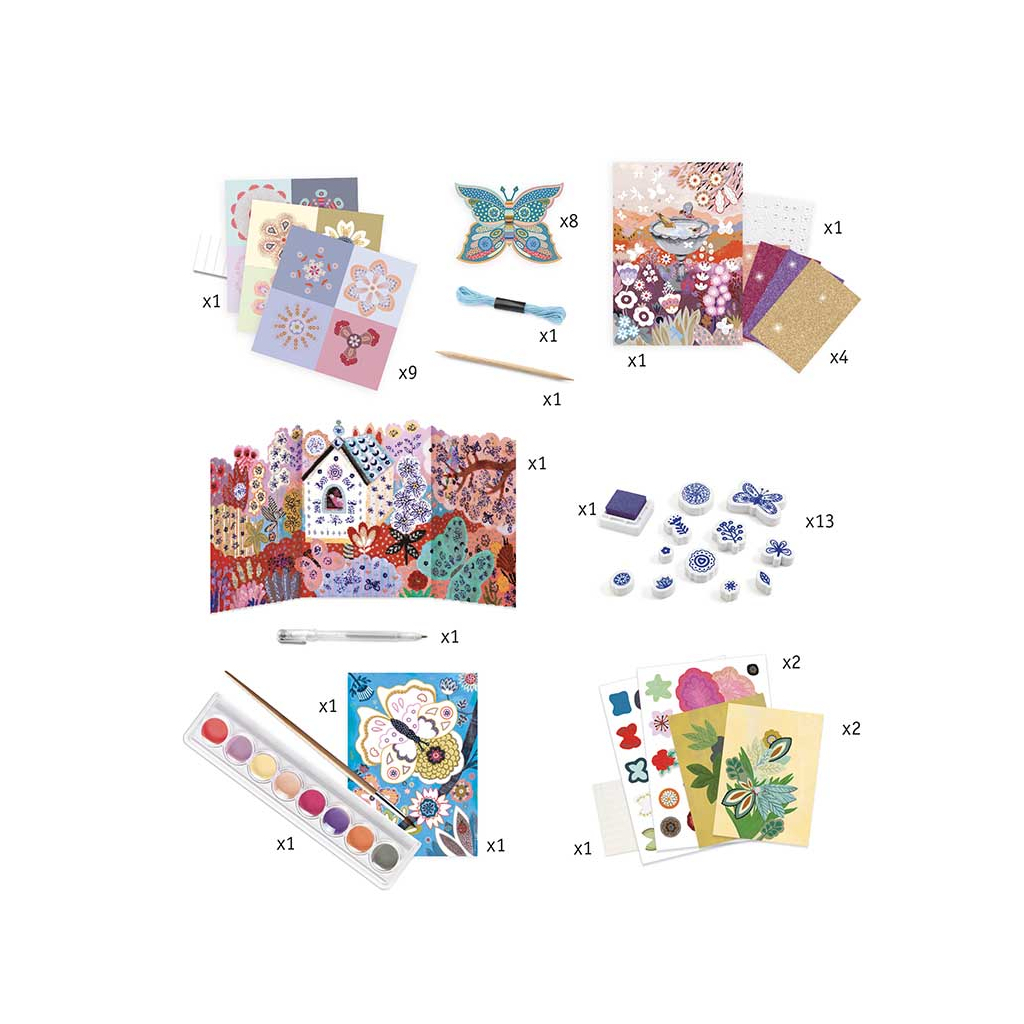 Набір для творчості Djeco Світ квітів (DJ09330) - фото 2 Набір для творчості Djeco Світ квітів (DJ09330) - фото 2