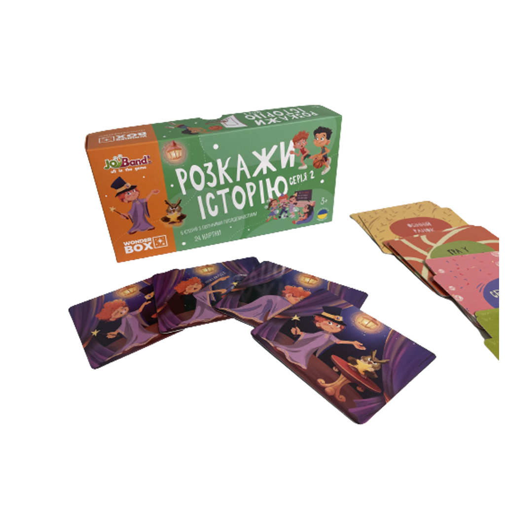 Настільна гра JoyBand Набір логічних карток Розкажи історію Серія №2 (WB102) - фото 4 Настільна гра JoyBand Набір логічних карток Розкажи історію Серія №2 (WB102) - фото 4
