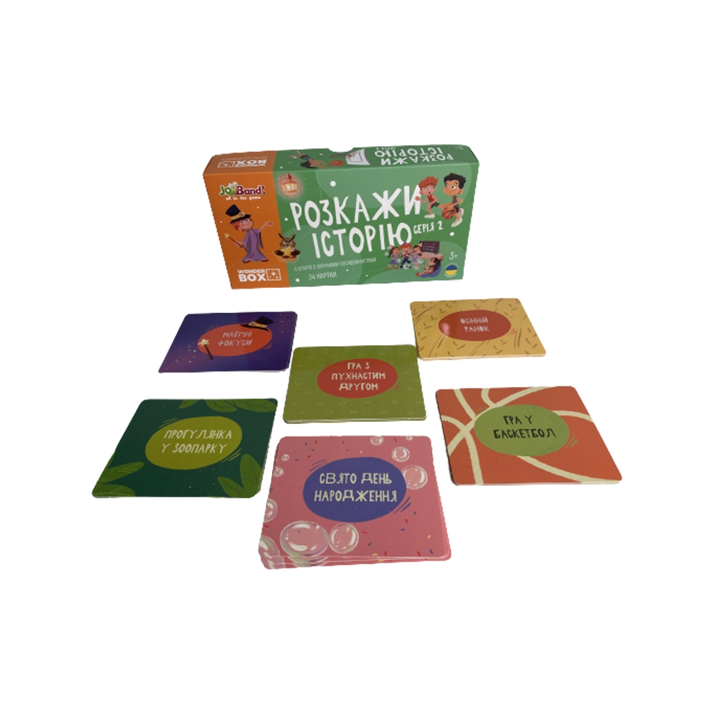 Настільна гра JoyBand Набір логічних карток Розкажи історію Серія №2 (WB102) - фото 5 Настільна гра JoyBand Набір логічних карток Розкажи історію Серія №2 (WB102) - фото 5