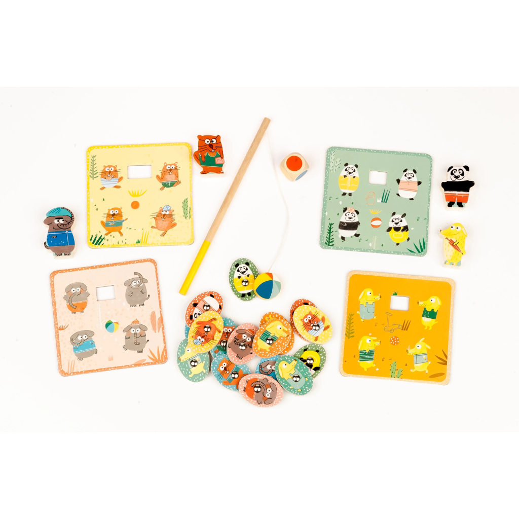 Настільна гра Djeco Набір ігор 4 в 1 Лудопарк (DJ01698) - фото 5 Настільна гра Djeco Набір ігор 4 в 1 Лудопарк (DJ01698) - фото 5