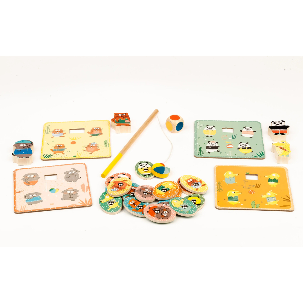 Настільна гра Djeco Набір ігор 4 в 1 Лудопарк (DJ01698) - фото 6 Настільна гра Djeco Набір ігор 4 в 1 Лудопарк (DJ01698) - фото 6