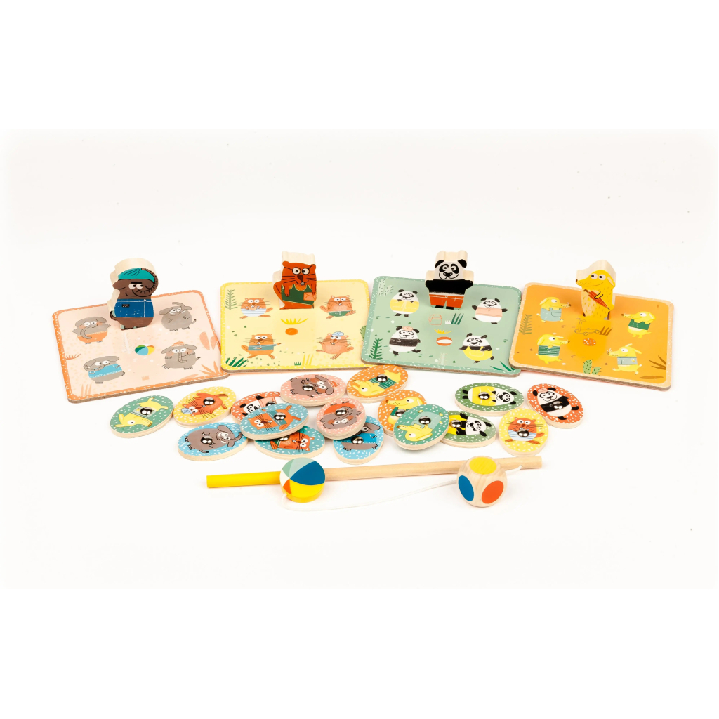 Настільна гра Djeco Набір ігор 4 в 1 Лудопарк (DJ01698) - фото 8 Настільна гра Djeco Набір ігор 4 в 1 Лудопарк (DJ01698) - фото 8