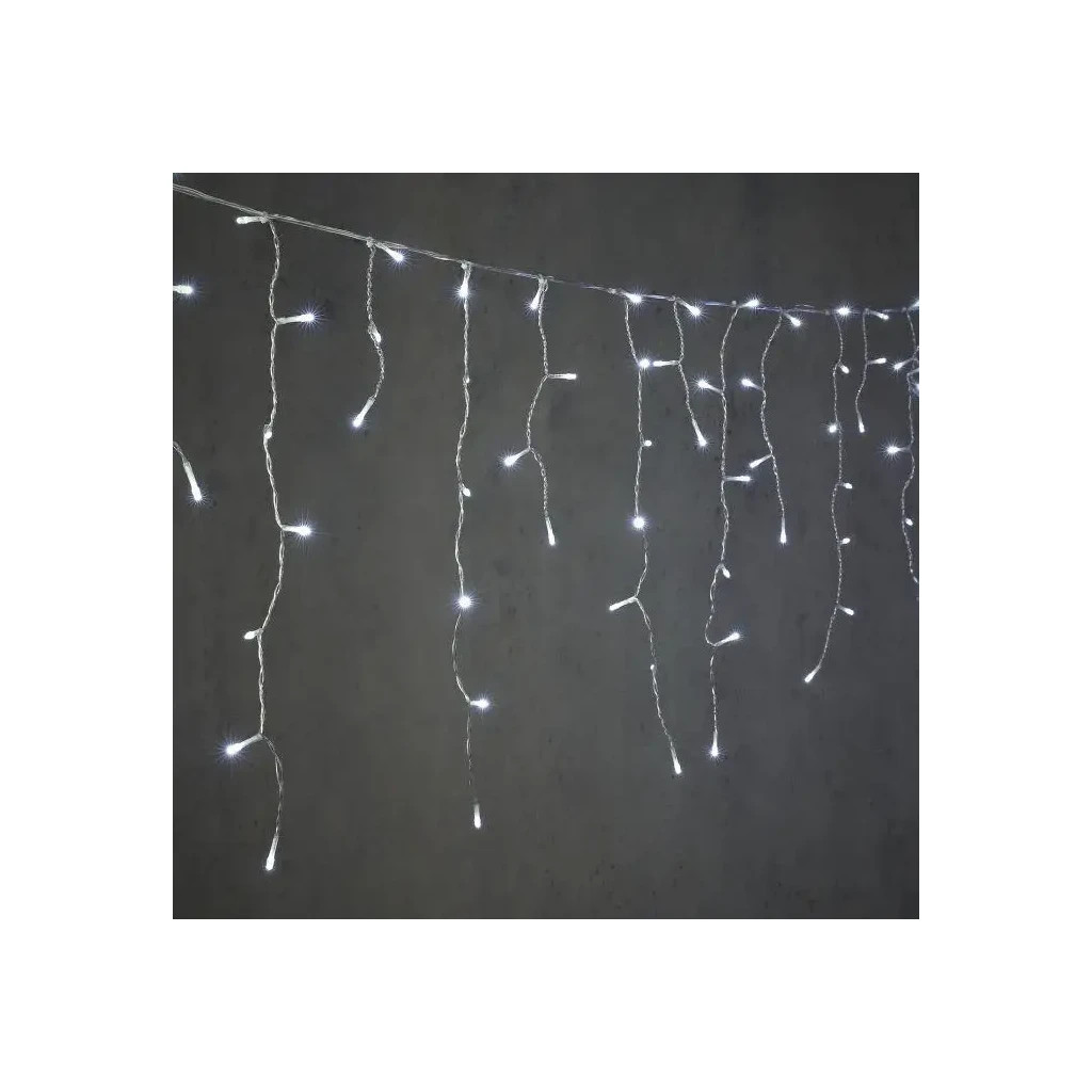 Гірлянда Luca з'єднувальна "Бахрома", 9,8х0.48 м, біли (8720362171096) - фото 1