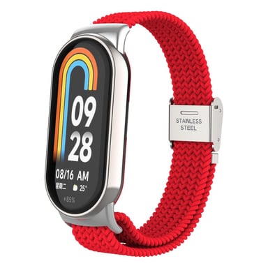 Ремінець до фітнес браслета Armorstandart Braided Solo Loop для Xiaomi Mi Band 7/6/5/4 Red (ARM69907) - фото 1