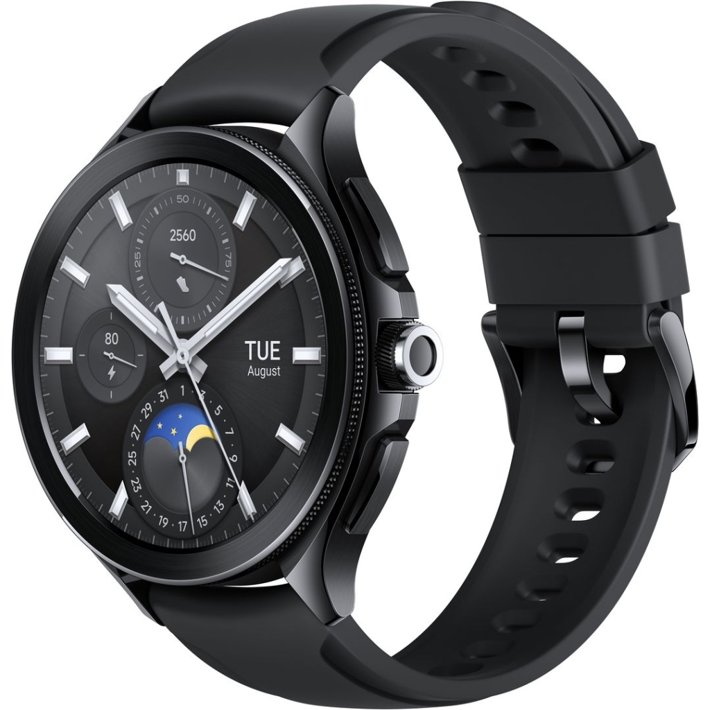 Смарт-годинник Xiaomi Watch 2 Pro Bluetooth Black Case with Black Fluororubber Str (1006732) - фото 1