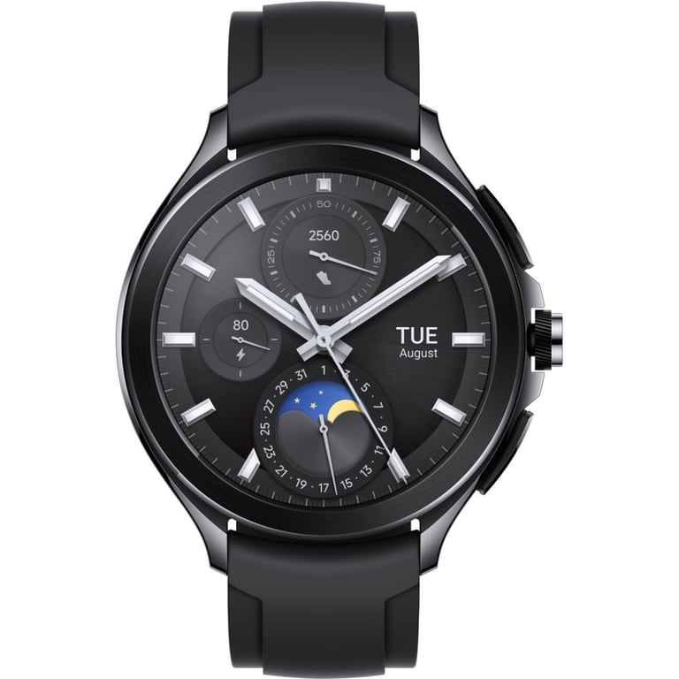 Смарт-годинник Xiaomi Watch 2 Pro Bluetooth Black Case with Black Fluororubber Str (1006732) - фото 2