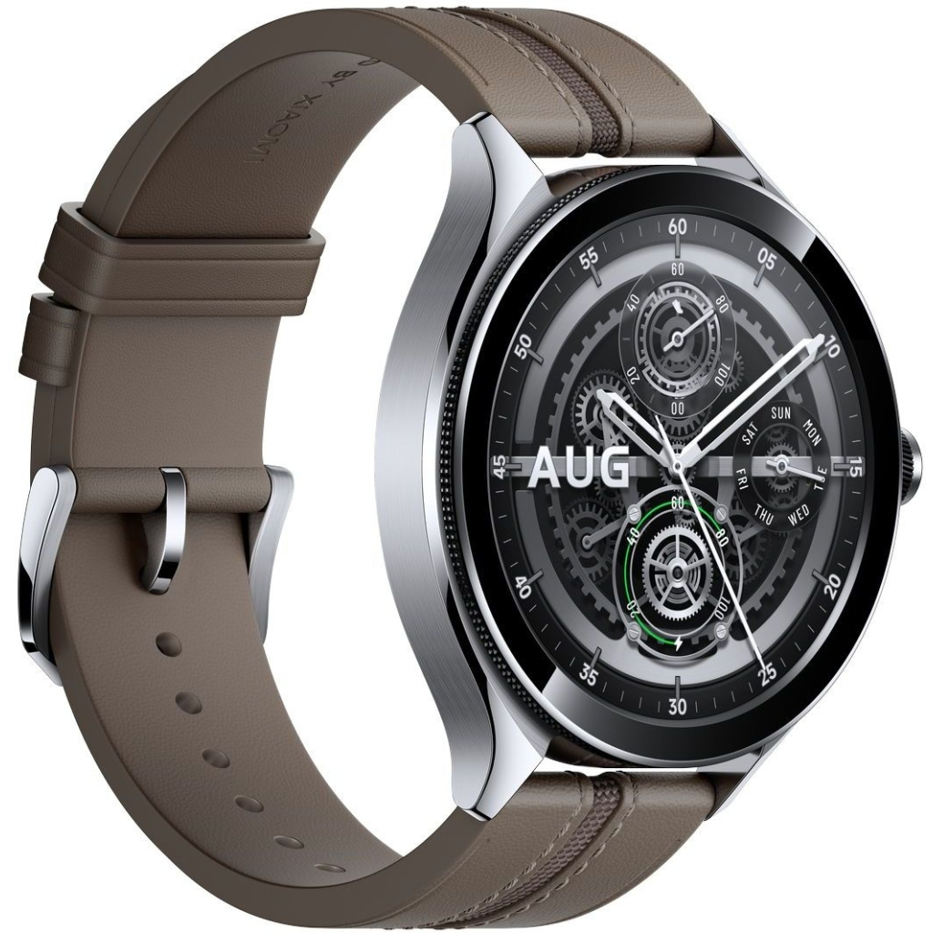 Смарт-годинник Xiaomi Watch 2 Pro Bluetooth Silver Case with Brown Leather Strap (1006733) - фото 3 Смарт-годинник Xiaomi Watch 2 Pro Bluetooth Silver Case with Brown Leather Strap (1006733) - фото 3