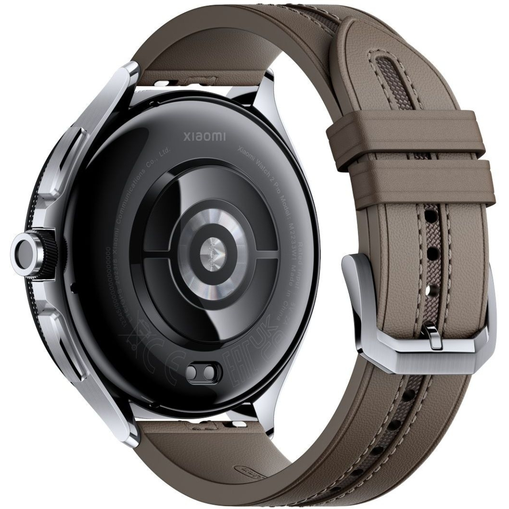 Смарт-годинник Xiaomi Watch 2 Pro Bluetooth Silver Case with Brown Leather Strap (1006733) - фото 6 Смарт-годинник Xiaomi Watch 2 Pro Bluetooth Silver Case with Brown Leather Strap (1006733) - фото 6