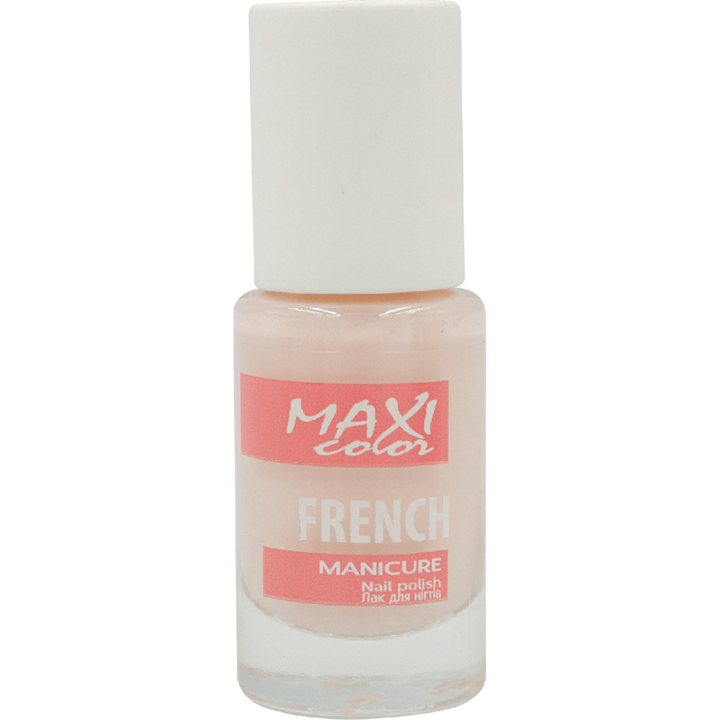 Лак для нігтів Maxi Color French Manicure 01 (4823082003976) - фото 1 Лак для нігтів Maxi Color French Manicure 01 (4823082003976) - фото 1