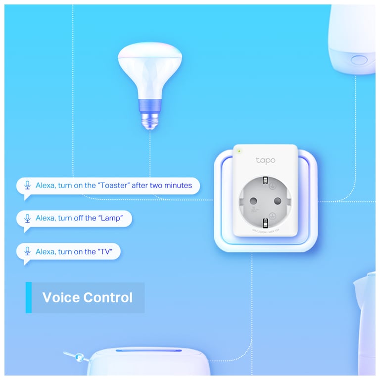 Розумна розетка TP-Link Tapo P100 (2-pack) (Tapo P100(2-pack)) - фото 6