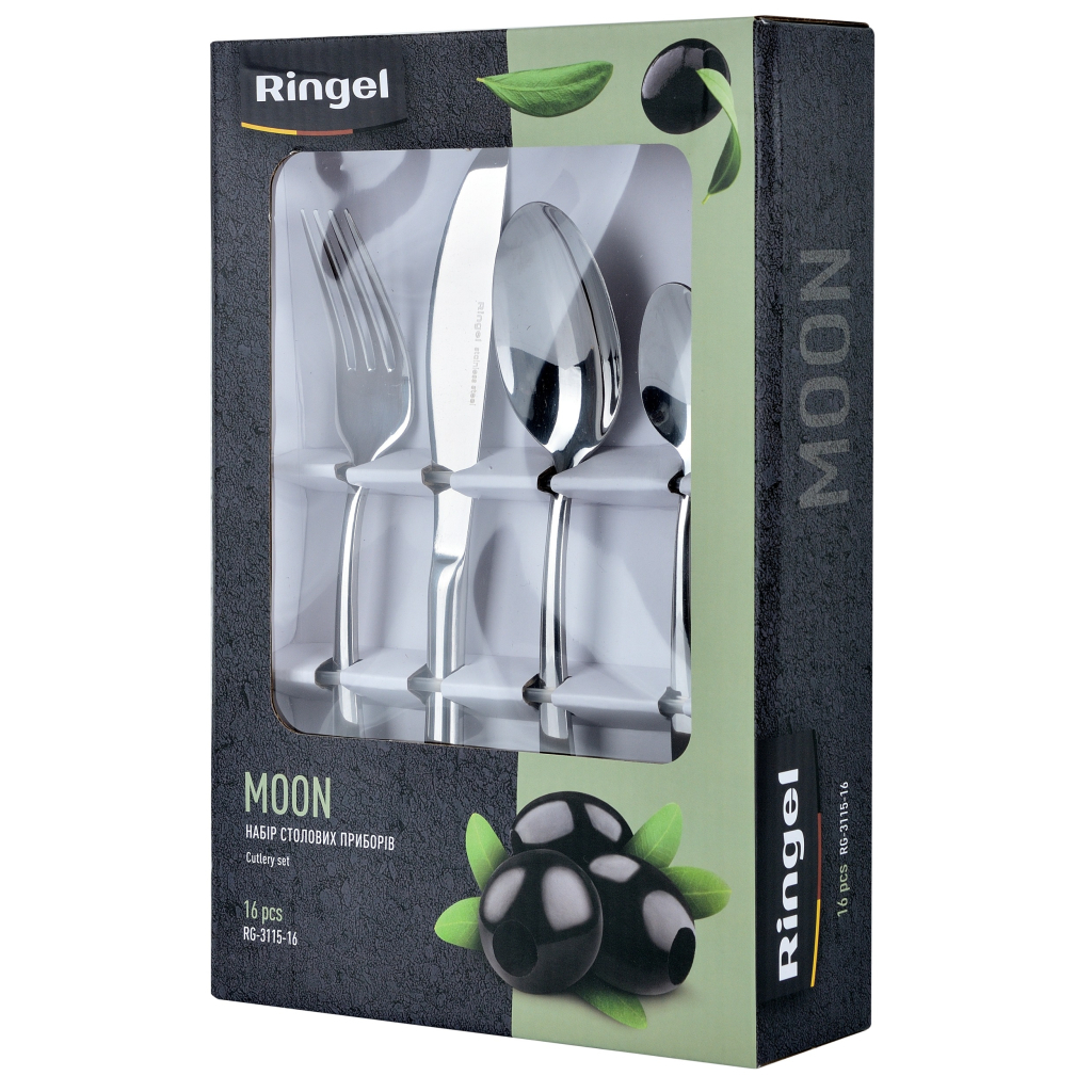 Набір столових приборів Ringel Moon 16 предметів (RG-3115-16) - фото 3 Набір столових приборів Ringel Moon 16 предметів (RG-3115-16) - фото 3