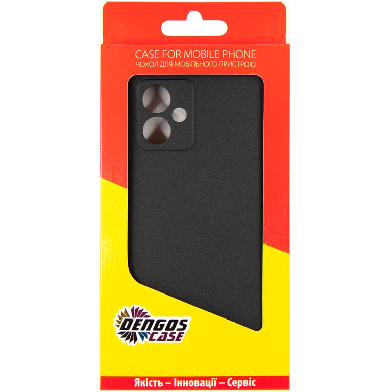 Чохол до мобільного телефона Dengos Carbon Motorola G14 (black) (DG-TPU-CRBN-191) - фото 5