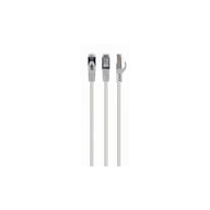 Патч-корд 0.5м S/FTP Cat 6A CU LSZH white Cablexpert (PP6A-LSZHCU-W-0.5M) - фото 1