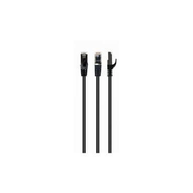 Патч-корд 10м S/FTP Cat 6A CU LSZH black Cablexpert (PP6A-LSZHCU-BK-10M) - фото 1