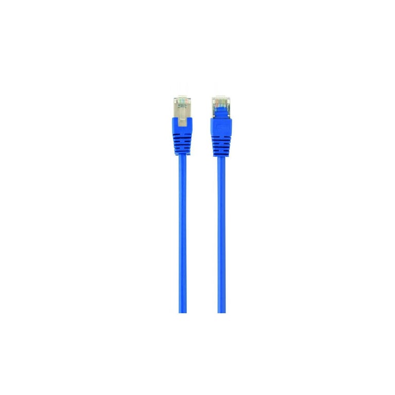 Патч-корд 2м FTP cat 6 CCA blue Cablexpert (PP6-2M/B) - фото 1