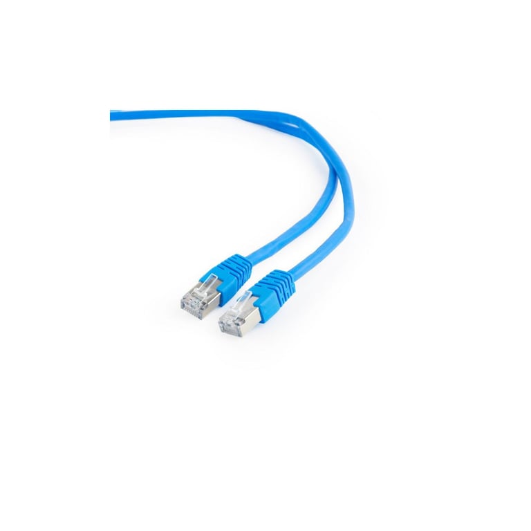 Патч-корд 2м FTP cat 6 CCA blue Cablexpert (PP6-2M/B) - фото 2