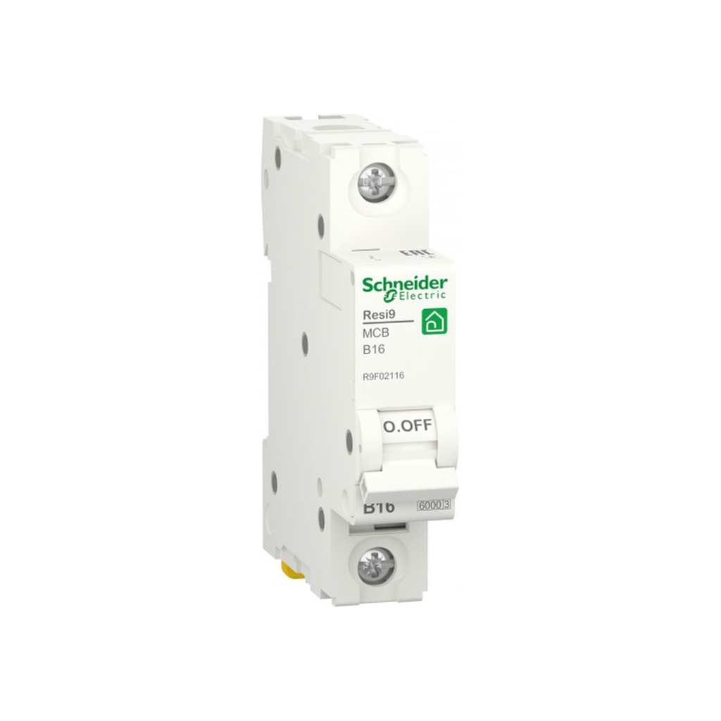 Автоматичний вимикач Schneider Electric RESI9 6kA 1P 16A В (R9F02116) - фото 1 Автоматичний вимикач Schneider Electric RESI9 6kA 1P 16A В (R9F02116) - фото 1