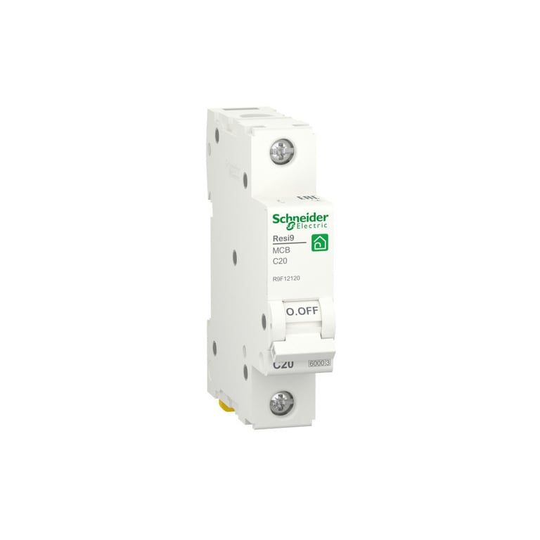 Автоматичний вимикач Schneider Electric RESI9 6kA 1P 20A C (R9F12120)