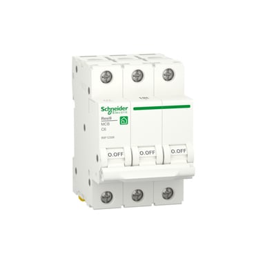 Автоматичний вимикач Schneider Electric RESI9 6kA 3P 6A C (R9F12306) - фото 1