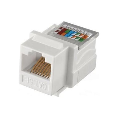 Модуль Keystone RJ45 UTP кат. 6, Slim, 110 IDC Kingda (KD-KJ2085UC6) - фото 1