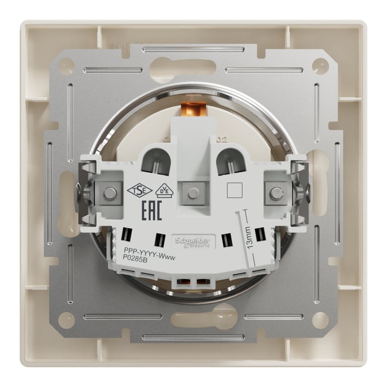 Розетка Schneider Electric ASFORA крем (EPH2900123) - фото 8