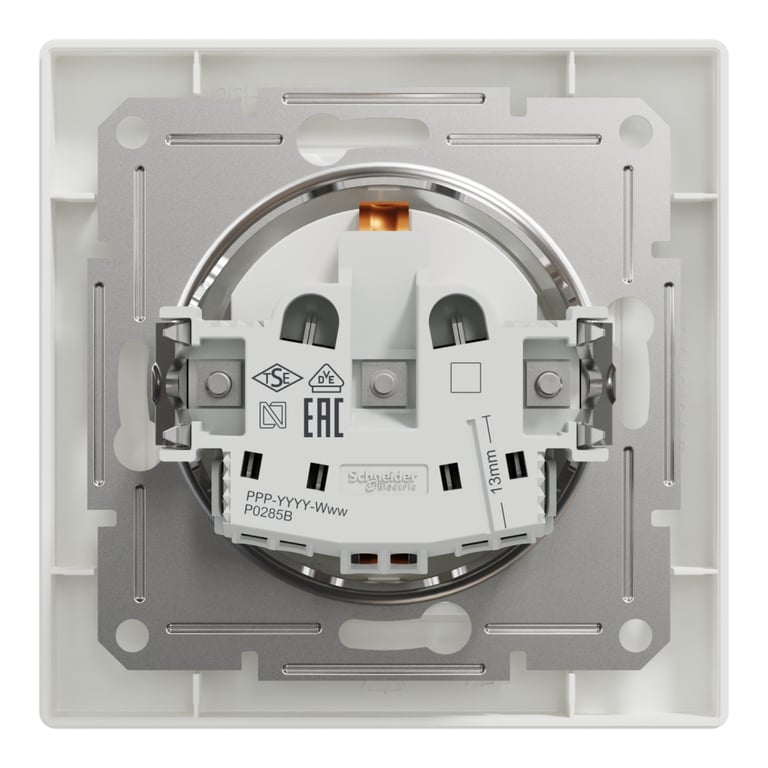 Розетка Schneider Electric ASFORA зі штор. біла (EPH2900221) - фото 8
