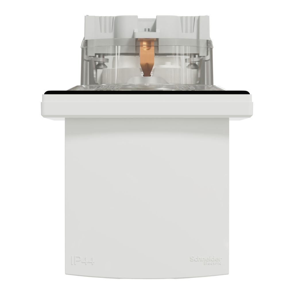 Розетка Schneider Electric ASFORA з кришкою IP44, біла (EPH3100321) - фото 5 Розетка Schneider Electric ASFORA з кришкою IP44, біла (EPH3100321) - фото 5