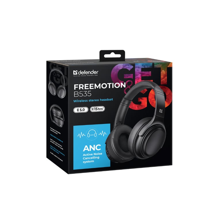 Навушники Defender FreeMotion B535 Bluetooth Black (63535) - фото 4