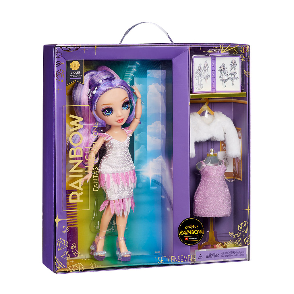 Лялька Rainbow High серії Fantastic Fashion Віолетта (587385) Лялька Rainbow High серії Fantastic Fashion Віолетта (587385)