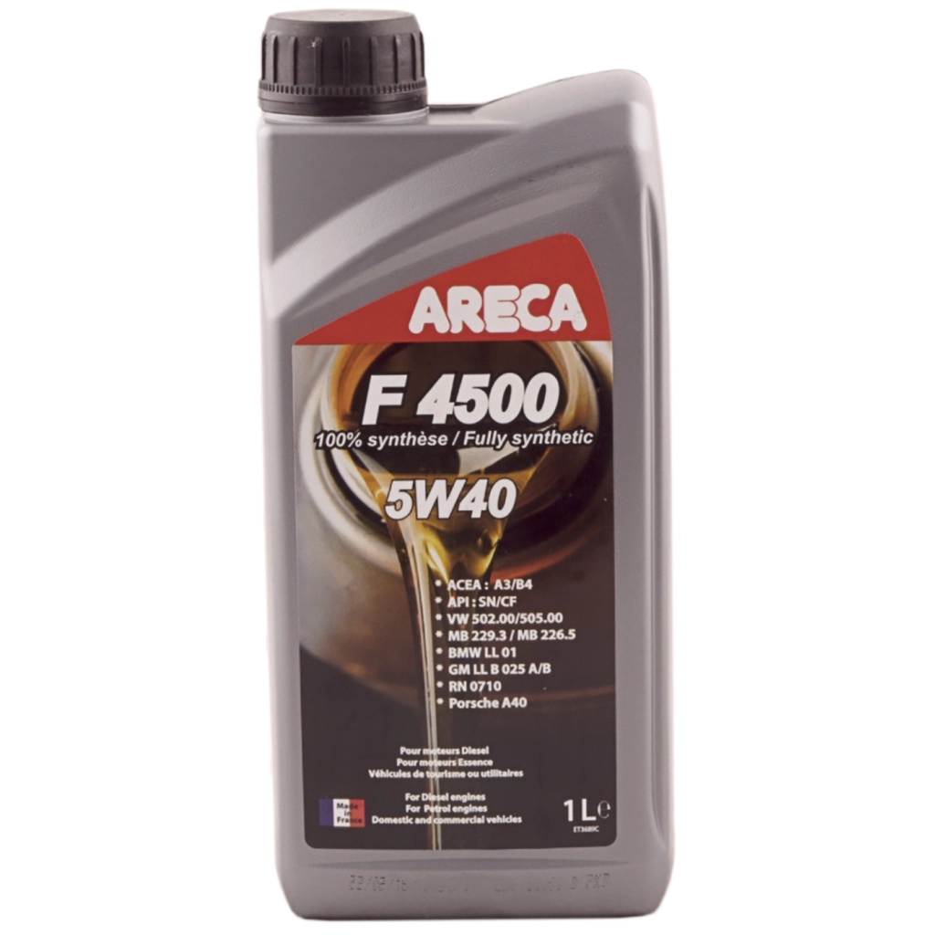 Моторна олива Areca F4500 5W-40 1л (50908) Моторна олива Areca F4500 5W-40 1л (50908)