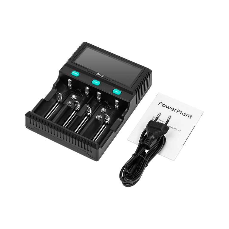 Зарядний пристрій для акумуляторів PowerPlant PP-A4 (Ni-MH,Cd,Li-ion,LiFePO4 / input AC 100V-240V DC 12V) (AA620173) - фото 4