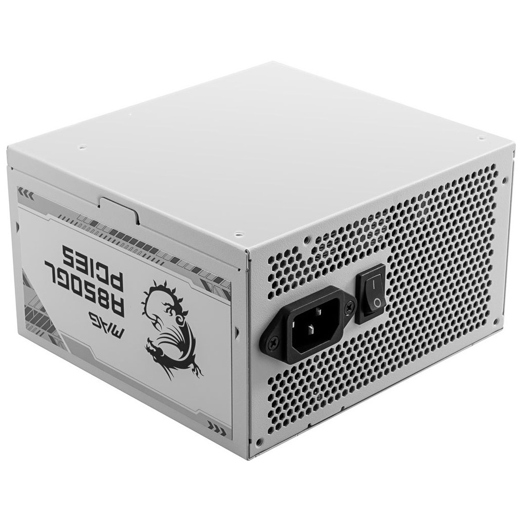 Блок живлення MSI 850W (MAG A850GL PCIE5 WHITE) - фото 11 Блок живлення MSI 850W (MAG A850GL PCIE5 WHITE) - фото 11
