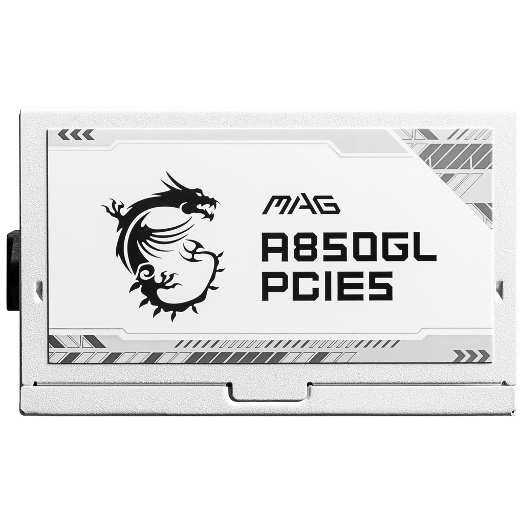 Блок живлення MSI 850W (MAG A850GL PCIE5 WHITE) - фото 5 Блок живлення MSI 850W (MAG A850GL PCIE5 WHITE) - фото 5