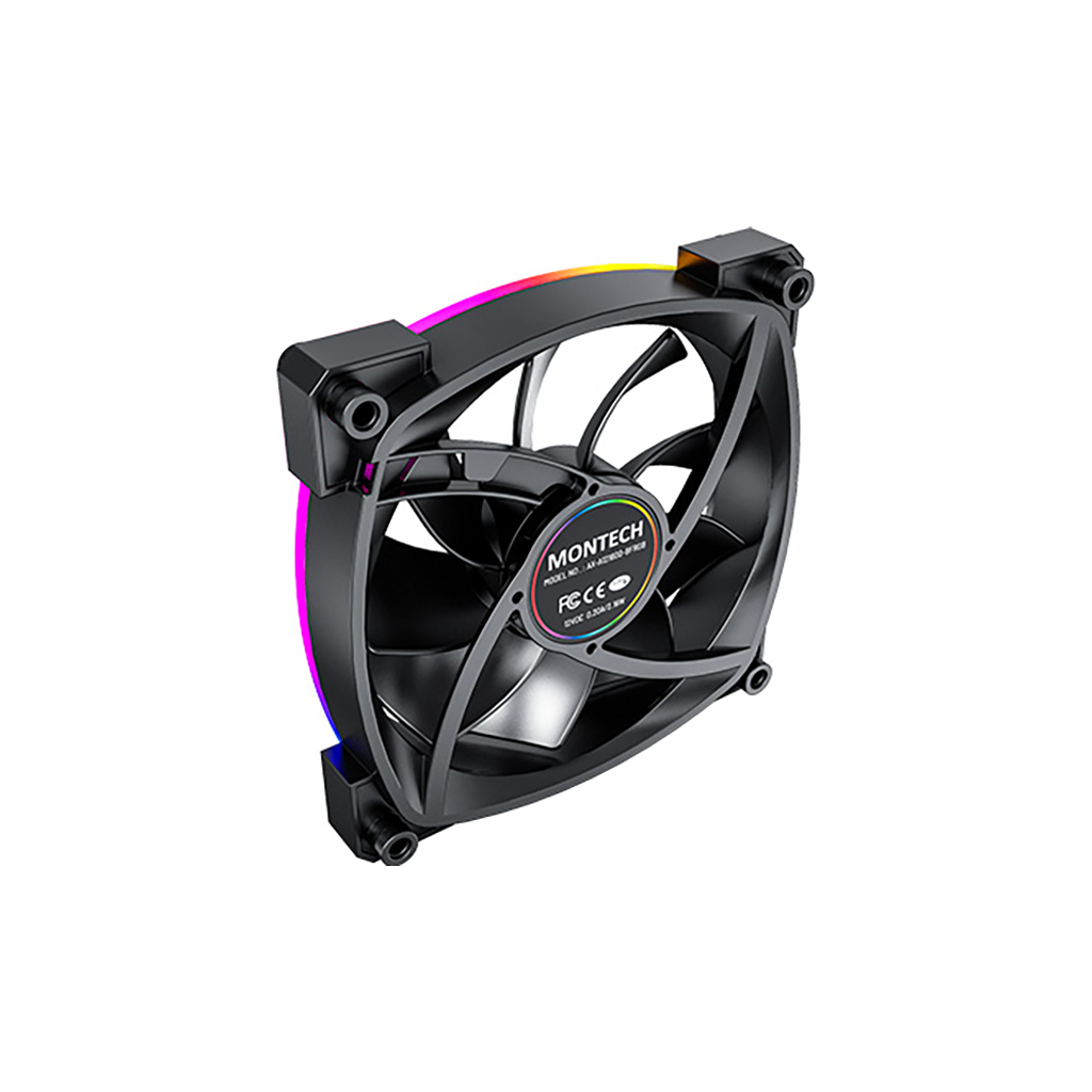 Кулер до корпусу MONTECH AX120 PWM BLACK - фото 4 Кулер до корпусу MONTECH AX120 PWM BLACK - фото 4