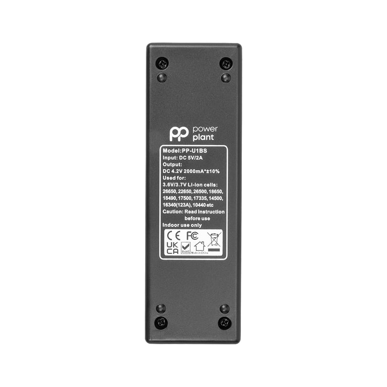 Зарядний пристрій для акумуляторів PowerPlant PP-U1BS (Li-ion / input DC 5V/2A) (AA620197) - фото 3